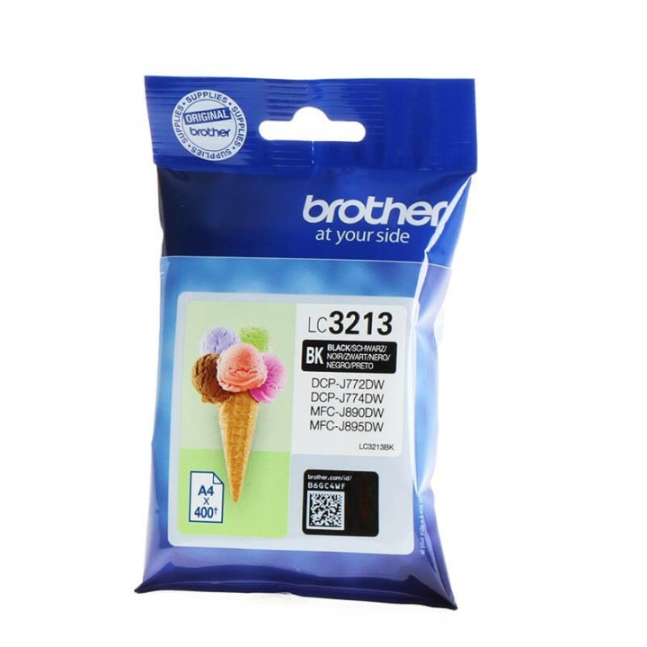 BROTHER Ink LC3213BK LC-3213 Black i gruppen Datautstyr / Skrivere og tilbehør / Blekk og toner / Toner / Brother hos TP E-commerce Nordic AB (C26090)