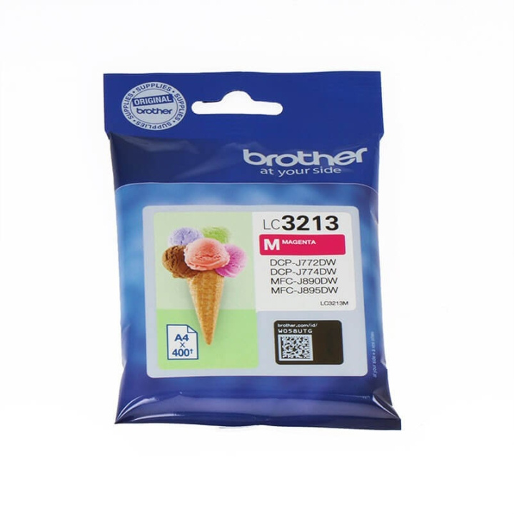 BROTHER Ink LC3213M LC-3213 Magenta i gruppen Datautstyr / Skrivere og tilbehør / Blekk og toner / Toner / Brother hos TP E-commerce Nordic AB (C26092)