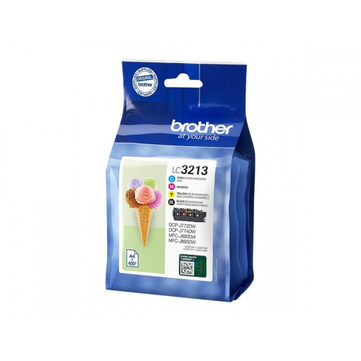 BROTHER Ink LC3213VALDR LC-3213 Multipack i gruppen Datautstyr / Skrivere og tilbehør / Blekk og toner / Toner / Brother hos TP E-commerce Nordic AB (C26093)