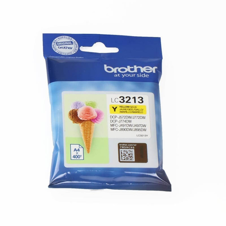 BROTHER Ink LC3213Y LC-3213 Yellow i gruppen Datautstyr / Skrivere og tilbehør / Blekk og toner / Toner / Brother hos TP E-commerce Nordic AB (C26094)