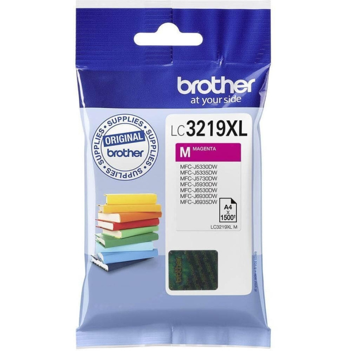 Brother Blekk LC3219XLM Høy Kapasitet Magenta i gruppen Datautstyr / Skrivere og tilbehør / Blekk og toner / Toner / Brother hos TP E-commerce Nordic AB (C26102)