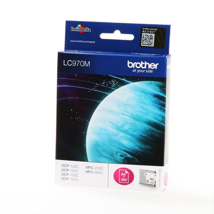 Brother Blekk LC970M LC-970 Magenta i gruppen Datautstyr / Skrivere og tilbehør / Blekk og toner / Toner / Brother hos TP E-commerce Nordic AB (C26132)