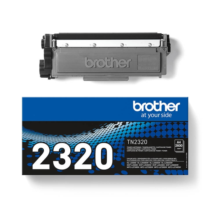 Brother Toner TN2320 i gruppen Datautstyr / Skrivere og tilbehør / Blekk og toner / Toner / Brother hos TP E-commerce Nordic AB (C26190)