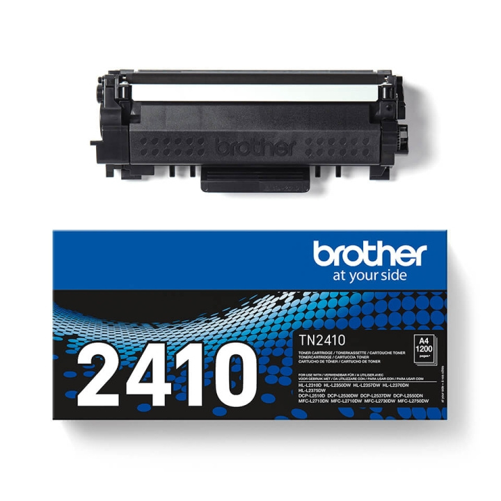 Brother Toner TN2410 TN-2410 Svart i gruppen Datautstyr / Skrivere og tilbehør / Blekk og toner / Toner / Brother hos TP E-commerce Nordic AB (C26191)