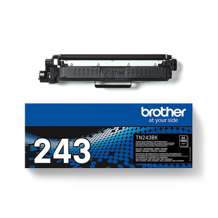 Brother Toner TN243BK i gruppen Datautstyr / Skrivere og tilbehør / Blekk og toner / Toner / Brother hos TP E-commerce Nordic AB (C26201)