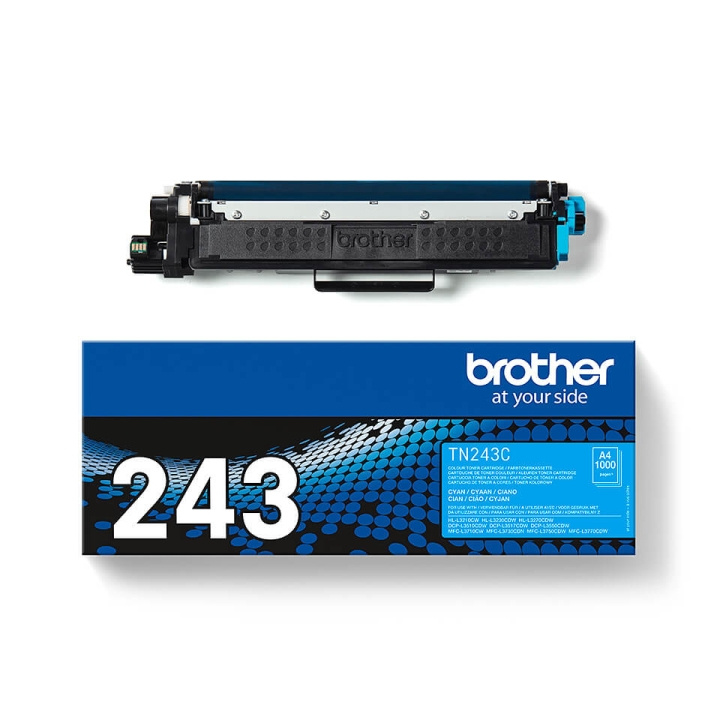 Brother Toner TN243C i gruppen Datautstyr / Skrivere og tilbehør / Blekk og toner / Toner / Brother hos TP E-commerce Nordic AB (C26202)