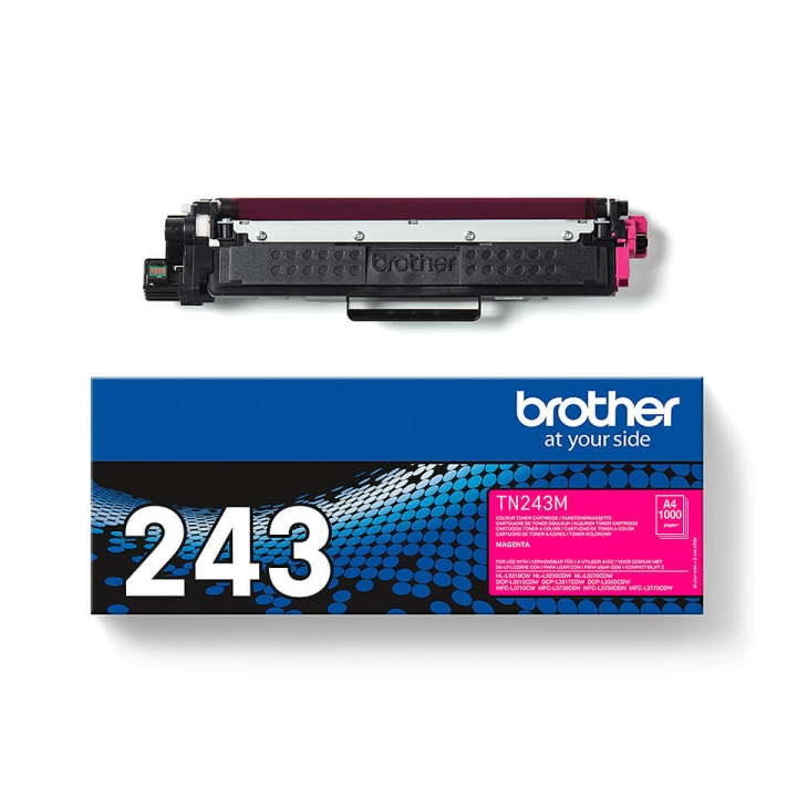 Brother Toner TN243M i gruppen Datautstyr / Skrivere og tilbehør / Blekk og toner / Toner / Brother hos TP E-commerce Nordic AB (C26204)