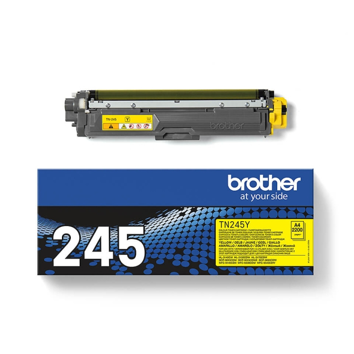 Brother Toner TN245 Y i gruppen Datautstyr / Skrivere og tilbehør / Blekk og toner / Toner / Brother hos TP E-commerce Nordic AB (C26208)