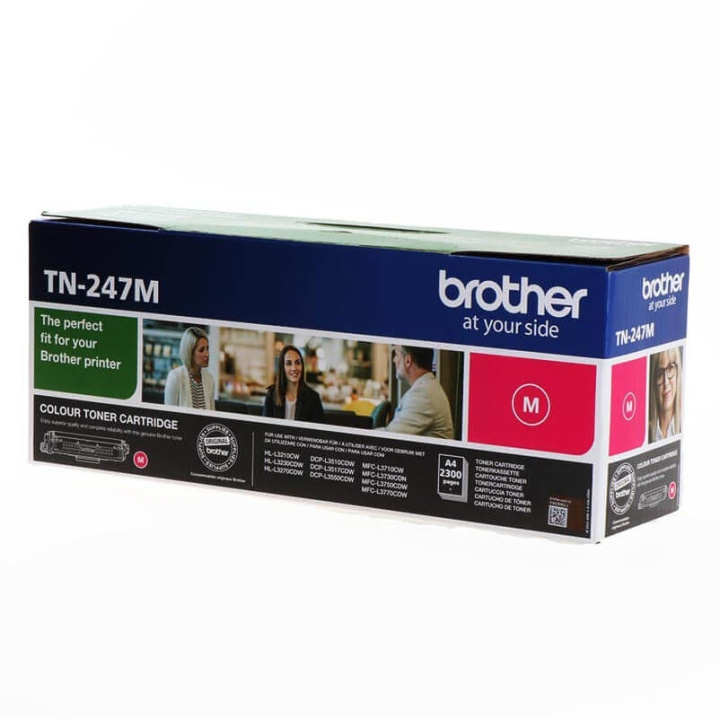 Brother Toner TN247M Magenta i gruppen Datautstyr / Skrivere og tilbehør / Blekk og toner / Toner / Brother hos TP E-commerce Nordic AB (C26214)