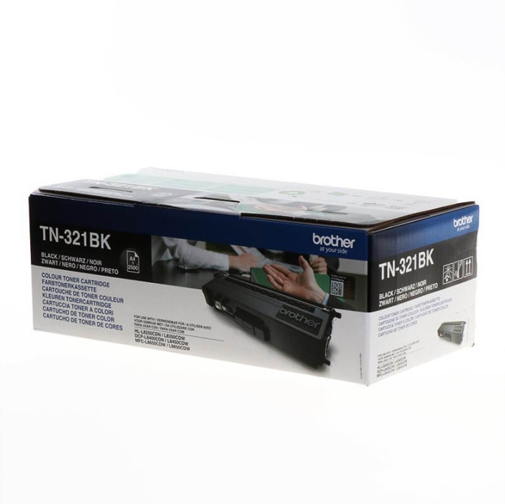 Brother Toner TN321BK TN-321 Svart i gruppen Datautstyr / Skrivere og tilbehør / Blekk og toner / Toner / Brother hos TP E-commerce Nordic AB (C26223)