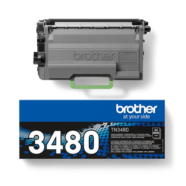 Brother Toner TN3480 i gruppen Datautstyr / Skrivere og tilbehør / Blekk og toner / Toner / Brother hos TP E-commerce Nordic AB (C26249)