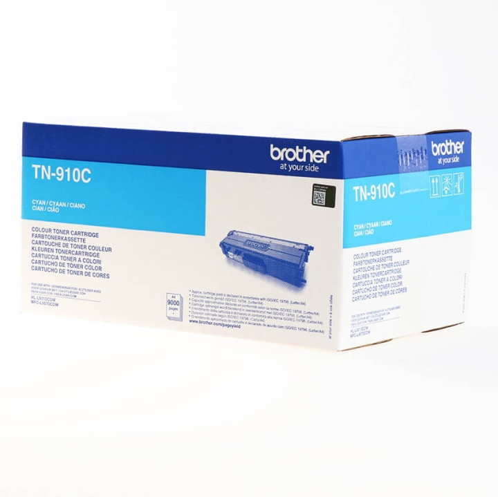 Brother Toner TN910C TN-910 Cyan i gruppen Datautstyr / Skrivere og tilbehør / Blekk og toner / Toner / Brother hos TP E-commerce Nordic AB (C26271)