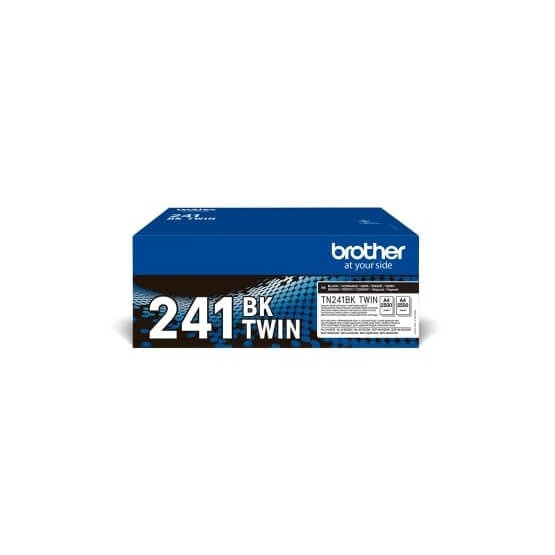 BROTHER Toner TN241BKTWIN TN-241 Black Twin-pack i gruppen Datautstyr / Skrivere og tilbehør / Blekk og toner / Toner / Brother hos TP E-commerce Nordic AB (C26275)