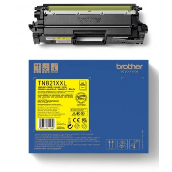 Brother Toner TN821XXLY TN-821XXL Gul i gruppen Datautstyr / Skrivere og tilbehør / Blekk og toner / Blekkpatroner / Brother hos TP E-commerce Nordic AB (C26288)