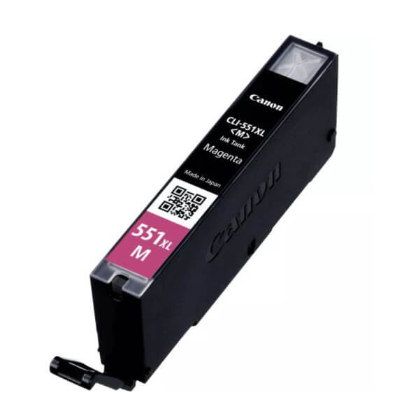 Canon Blekk 6445B001 CLI-551XL Magenta i gruppen Datautstyr / Skrivere og tilbehør / Blekk og toner / Toner / Canon hos TP E-commerce Nordic AB (C26309)