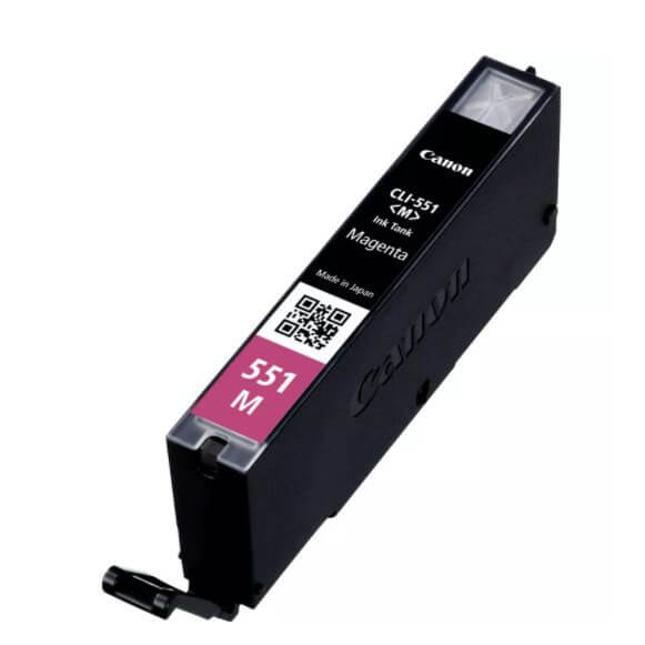 Canon Blekk 6510B001 CLI-551 Magenta i gruppen Datautstyr / Skrivere og tilbehør / Blekk og toner / Toner / Canon hos TP E-commerce Nordic AB (C26317)