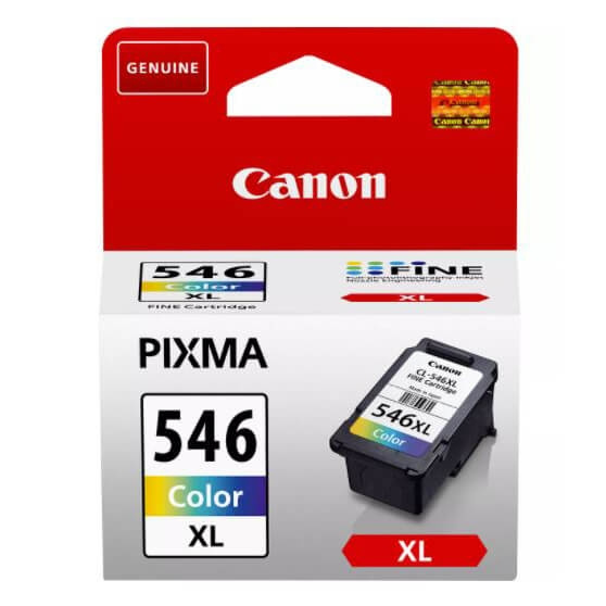 Canon Blekk 8288B001 CL-546XL Cyan Magenta Gul i gruppen Datautstyr / Skrivere og tilbehør / Blekk og toner / Toner / Canon hos TP E-commerce Nordic AB (C26330)