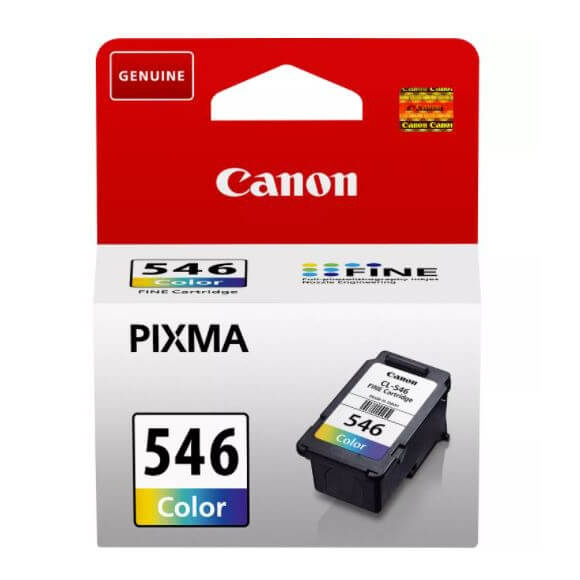 Canon Blekk 8289B001 CL-546 Cyan Magenta Gul i gruppen Datautstyr / Skrivere og tilbehør / Blekk og toner / Toner / Canon hos TP E-commerce Nordic AB (C26331)