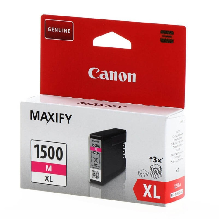 Canon Blekk 9194B001 PGI-1500XL Magenta i gruppen Datautstyr / Skrivere og tilbehør / Blekk og toner / Toner / Canon hos TP E-commerce Nordic AB (C26340)