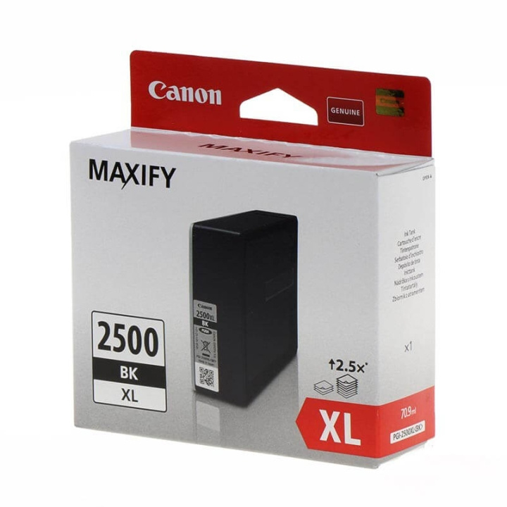 Canon Blekk 9254B001 PGI-2500XL Svart i gruppen Datautstyr / Skrivere og tilbehør / Blekk og toner / Toner / Canon hos TP E-commerce Nordic AB (C26344)