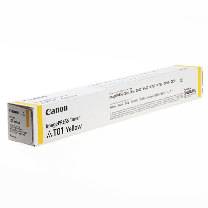 Canon Toner 8069B001 T01 Gul i gruppen Datautstyr / Skrivere og tilbehør / Blekk og toner / Toner / Canon hos TP E-commerce Nordic AB (C26430)