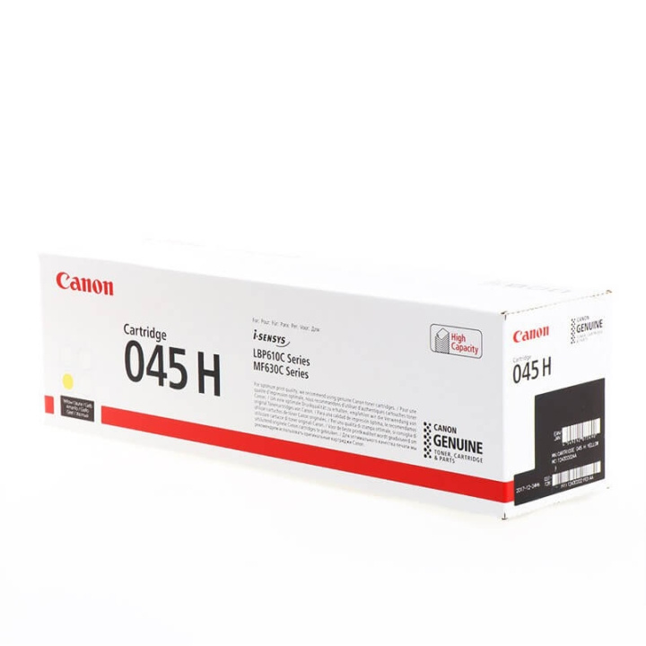 Canon Toner 1243C002 045H Gul i gruppen Datautstyr / Skrivere og tilbehør / Blekk og toner / Toner / Canon hos TP E-commerce Nordic AB (C26465)