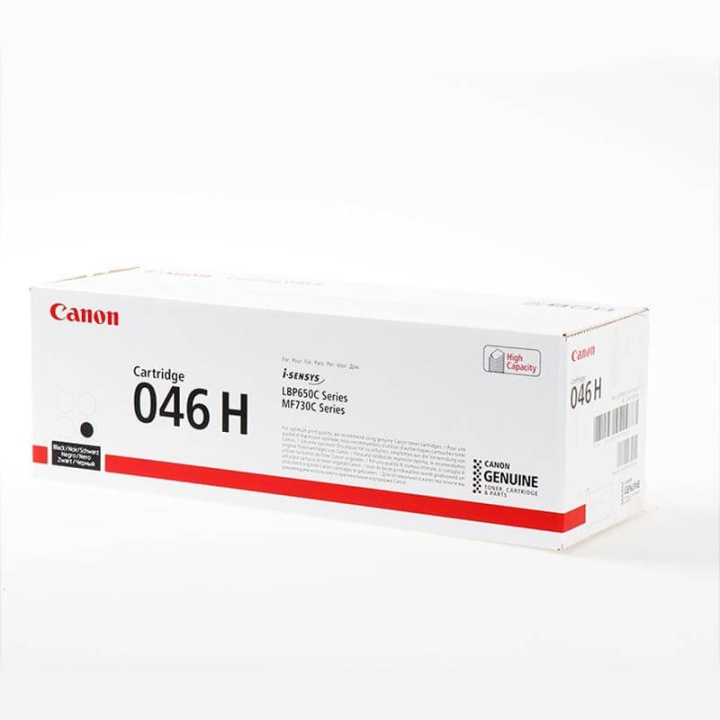 Canon Toner 1254C002 046H Svart i gruppen Datautstyr / Skrivere og tilbehør / Blekk og toner / Toner / Canon hos TP E-commerce Nordic AB (C26476)