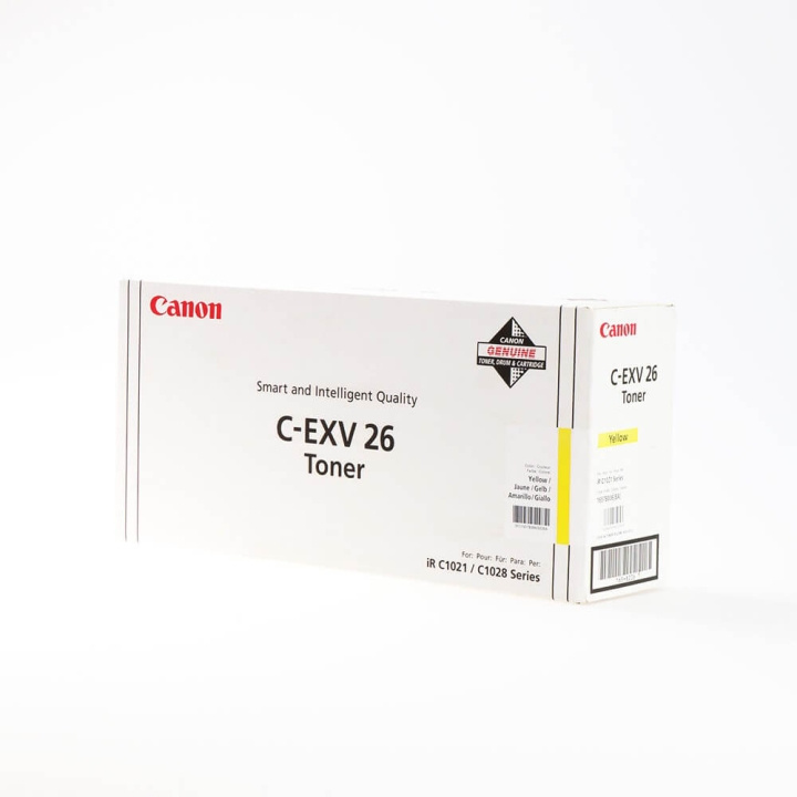 Canon Toner 1657B006 C-EXV 26 Gul i gruppen Datautstyr / Skrivere og tilbehør / Blekk og toner / Toner / Canon hos TP E-commerce Nordic AB (C26484)