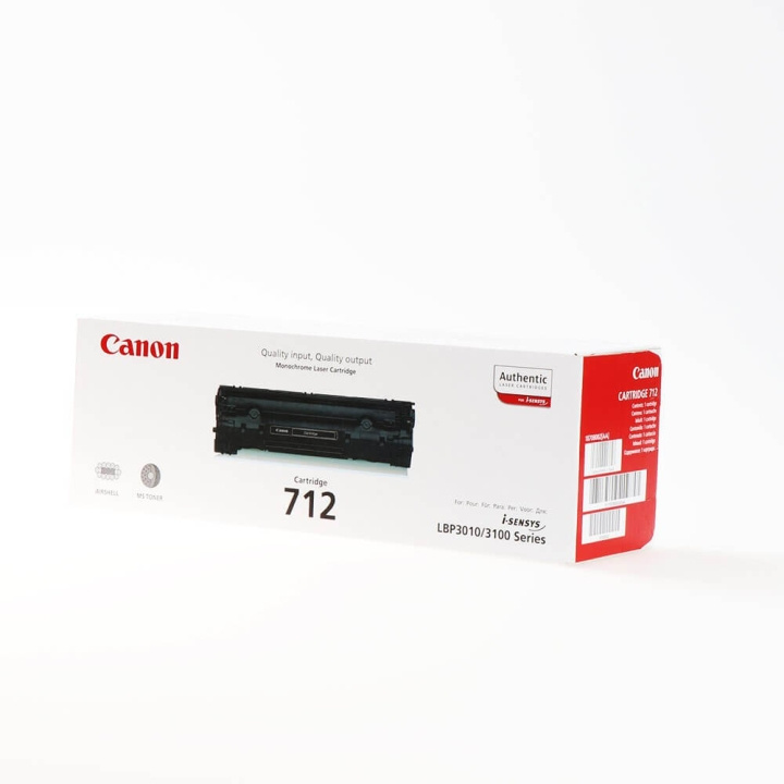 Canon Toner 1870B002 712 Svart i gruppen Datautstyr / Skrivere og tilbehør / Blekk og toner / Toner / Canon hos TP E-commerce Nordic AB (C26490)