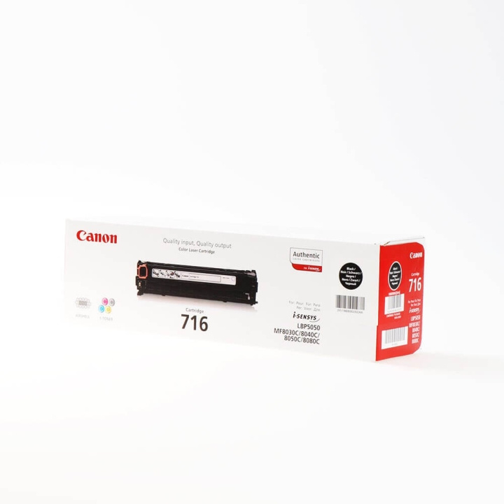 Canon Toner 1980B002 716 Svart i gruppen Datautstyr / Skrivere og tilbehør / Blekk og toner / Toner / Canon hos TP E-commerce Nordic AB (C26494)