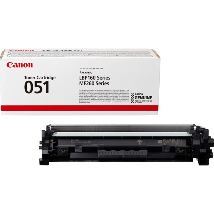 Canon Toner 2168C002 051 Svart i gruppen Datautstyr / Skrivere og tilbehør / Blekk og toner / Toner / Canon hos TP E-commerce Nordic AB (C26496)