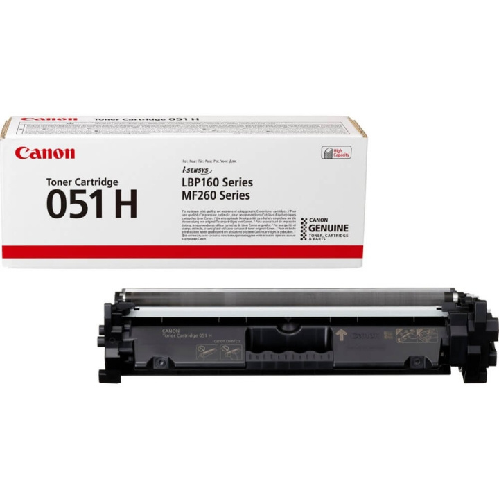 Canon Toner 2169C002 051H Svart i gruppen Datautstyr / Skrivere og tilbehør / Blekk og toner / Toner / Canon hos TP E-commerce Nordic AB (C26497)