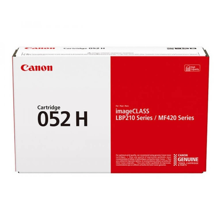 Canon Toner 2200C002 052H Svart i gruppen Datautstyr / Skrivere og tilbehør / Blekk og toner / Toner / Canon hos TP E-commerce Nordic AB (C26499)