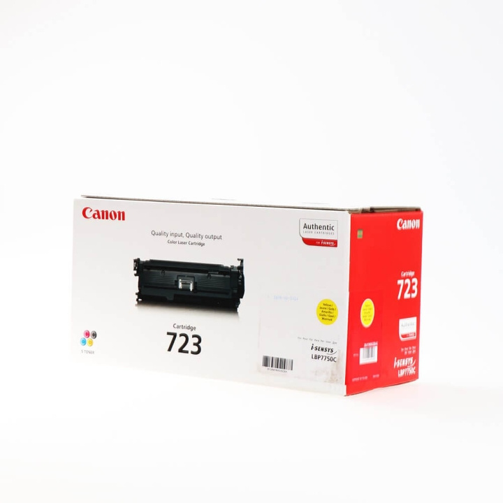 Canon Toner 2641B002 723 Gul i gruppen Datautstyr / Skrivere og tilbehør / Blekk og toner / Toner / Canon hos TP E-commerce Nordic AB (C26501)