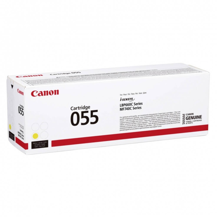 Canon Toner 3013C002 055 Gul i gruppen Datautstyr / Skrivere og tilbehør / Blekk og toner / Toner / Canon hos TP E-commerce Nordic AB (C26522)