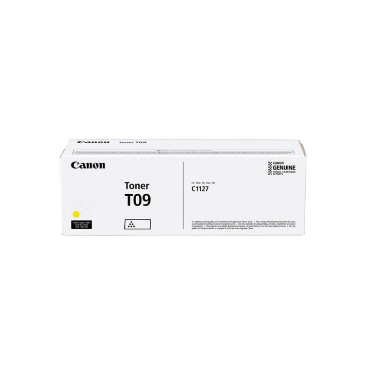 Canon Toner 3017C006 T09 Gul i gruppen Datautstyr / Skrivere og tilbehør / Blekk og toner / Toner / Canon hos TP E-commerce Nordic AB (C26527)