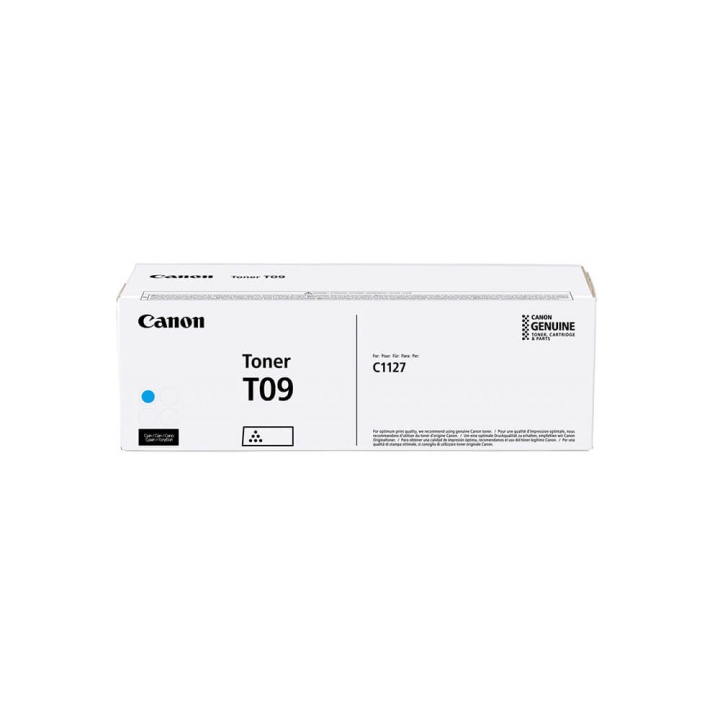 Canon Toner 3019C006 T09 Cyan i gruppen Datautstyr / Skrivere og tilbehør / Blekk og toner / Toner / Canon hos TP E-commerce Nordic AB (C26531)