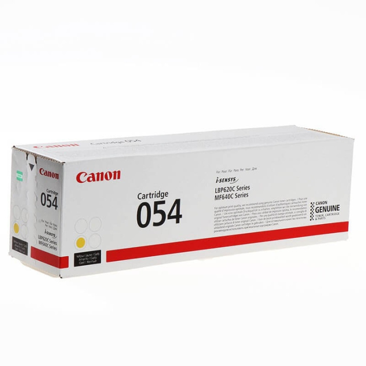 Canon Toner 3021C002 054 Gul i gruppen Datautstyr / Skrivere og tilbehør / Blekk og toner / Toner / Canon hos TP E-commerce Nordic AB (C26534)