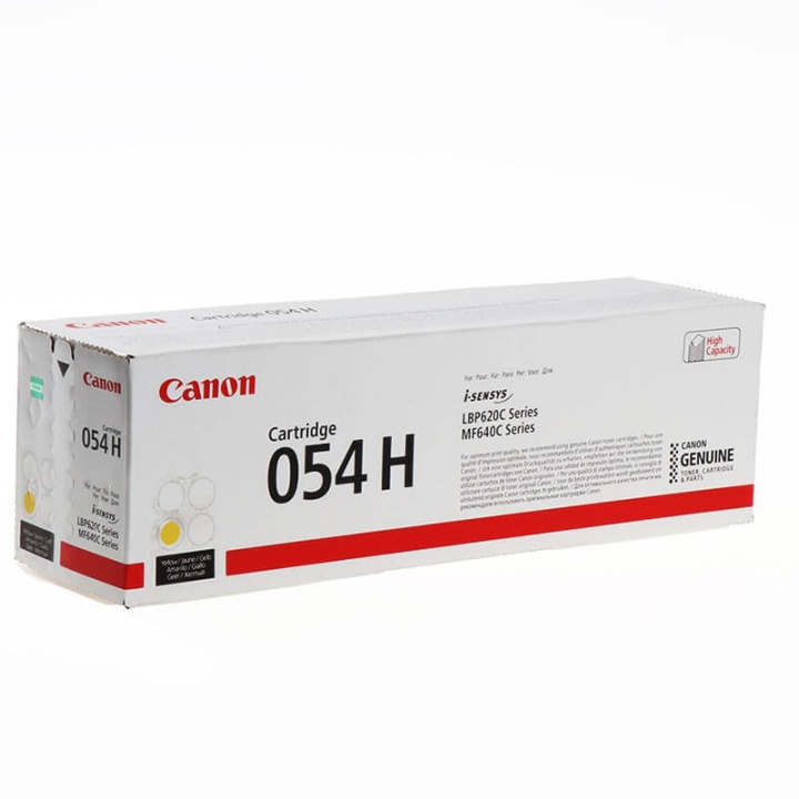 Canon Toner 3025C002 054H Gul i gruppen Datautstyr / Skrivere og tilbehør / Blekk og toner / Toner / Canon hos TP E-commerce Nordic AB (C26538)