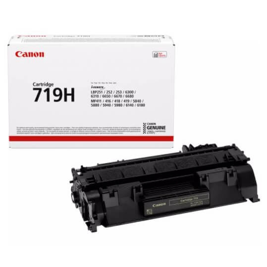 Canon Toner 3480B002 719H Svart i gruppen Datautstyr / Skrivere og tilbehør / Blekk og toner / Toner / Canon hos TP E-commerce Nordic AB (C26543)