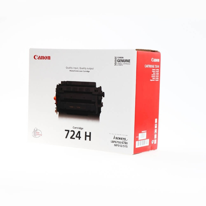 Canon Toner 3482B002 724H Svart i gruppen Datautstyr / Skrivere og tilbehør / Blekk og toner / Toner / Canon hos TP E-commerce Nordic AB (C26545)