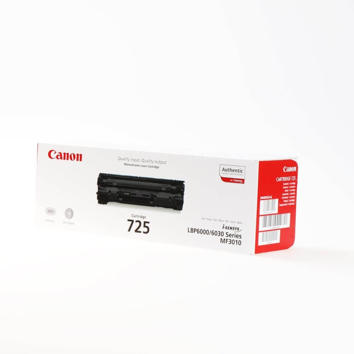 Canon Toner 3484B002 725 Svart i gruppen Datautstyr / Skrivere og tilbehør / Blekk og toner / Toner / Canon hos TP E-commerce Nordic AB (C26547)