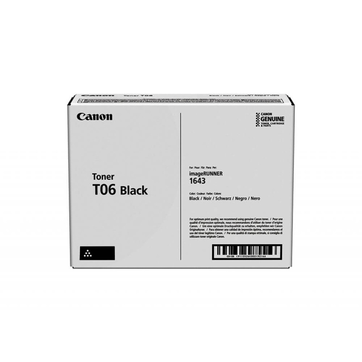 Canon Toner 3526C002 T06 Svart i gruppen Datautstyr / Skrivere og tilbehør / Blekk og toner / Toner / Canon hos TP E-commerce Nordic AB (C26549)