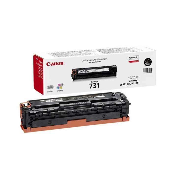 Canon Toner 6272B002 731 Svart i gruppen Datautstyr / Skrivere og tilbehør / Blekk og toner / Toner / Canon hos TP E-commerce Nordic AB (C26567)