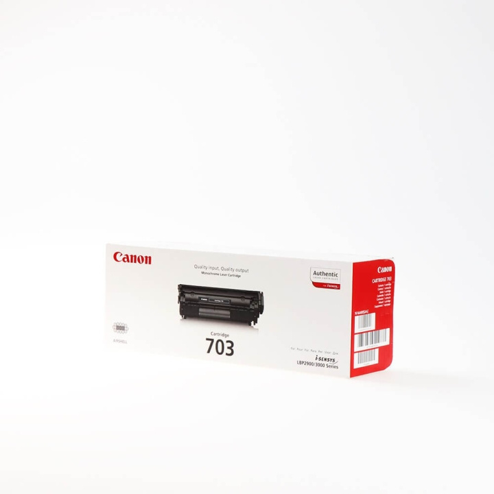 Canon Toner 7616A005 703 Svart i gruppen Datautstyr / Skrivere og tilbehør / Blekk og toner / Toner / Canon hos TP E-commerce Nordic AB (C26569)