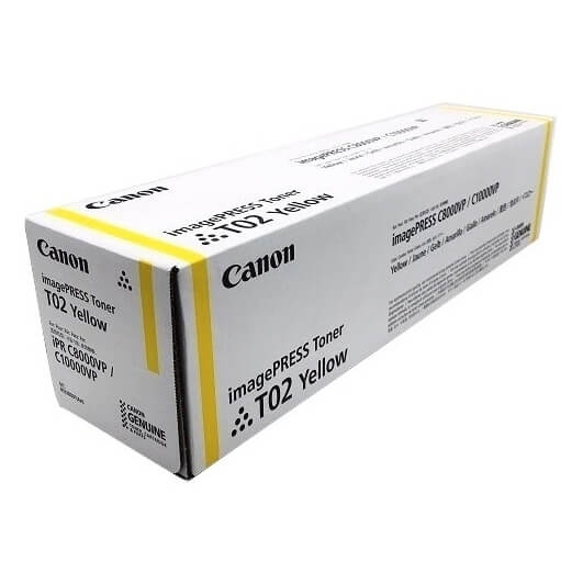 Canon Toner 8532B001 T02 Yellow i gruppen Datautstyr / Skrivere og tilbehør / Blekk og toner / Toner / Canon hos TP E-commerce Nordic AB (C26584)