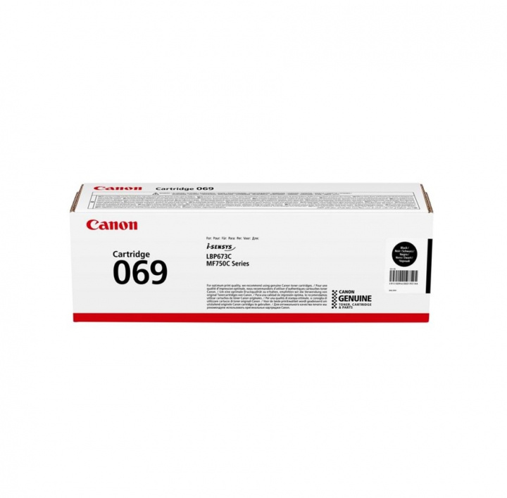 Canon Toner 5094C002 069 Svart i gruppen Datautstyr / Skrivere og tilbehør / Blekk og toner / Toner / Canon hos TP E-commerce Nordic AB (C26589)