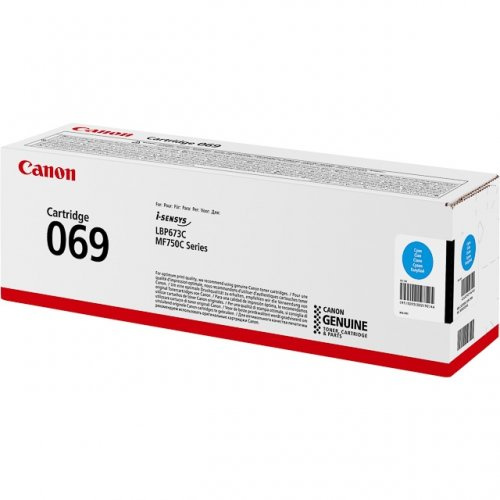 Canon Toner 5093C002 069 Cyan i gruppen Datautstyr / Skrivere og tilbehør / Blekk og toner / Toner / Canon hos TP E-commerce Nordic AB (C26590)