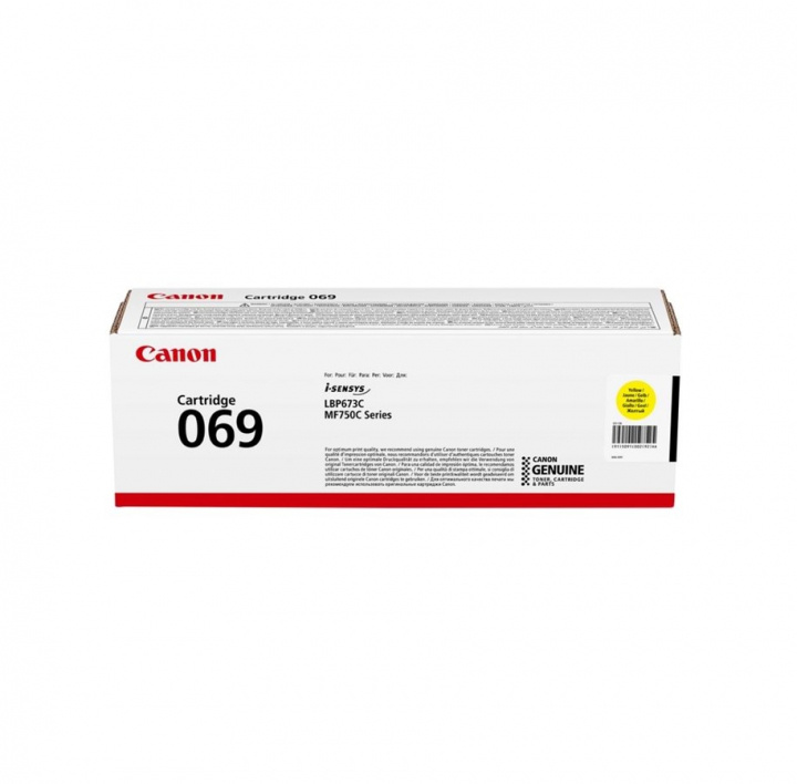 Canon Toner 5091C002 069 Gul i gruppen Datautstyr / Skrivere og tilbehør / Blekk og toner / Toner / Canon hos TP E-commerce Nordic AB (C26592)