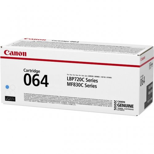 Canon Toner 4935C001 064 Cyan i gruppen Datautstyr / Skrivere og tilbehør / Blekk og toner / Toner / Canon hos TP E-commerce Nordic AB (C26599)